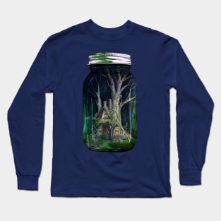 Fairy Forest Night House Long Sleeve T-Shirt